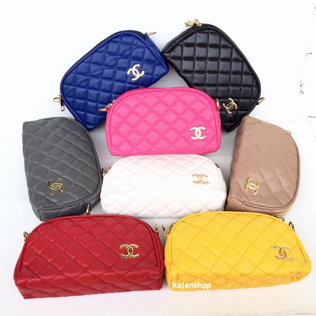 TAS CHANEL KERANG GOLD | Shopee Indonesia