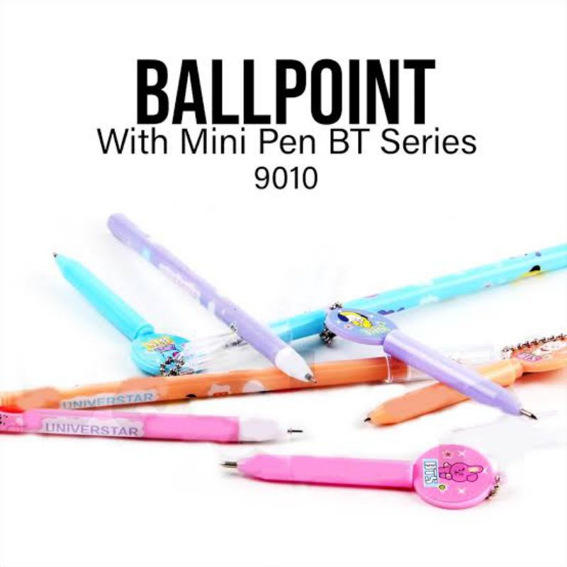 

bulpen with mini seri BT21 lucu
