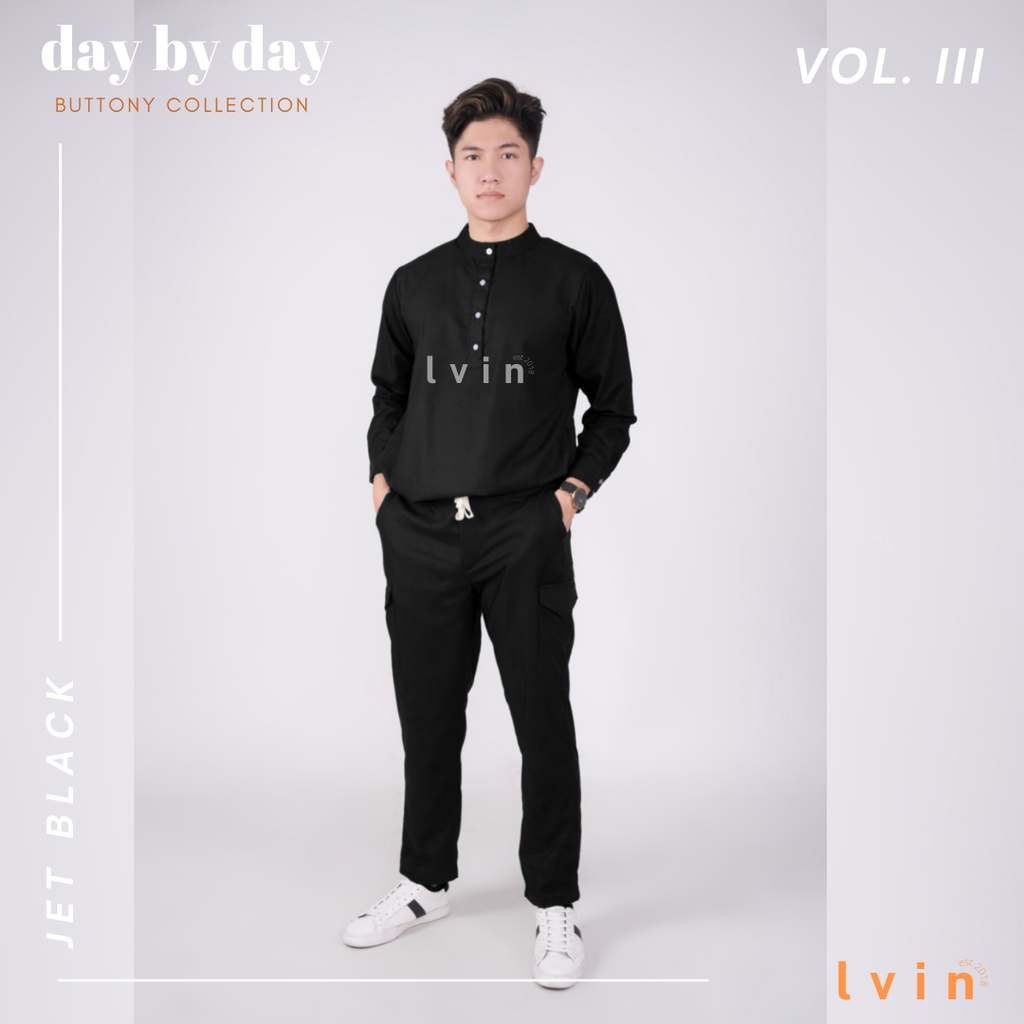 [ Lvin ] Vol III - Baju OKA Kerah Bulat Celana Reguler fit Lengan Panjang / Doctor's Scrub / Baju Jaga /Set Baju Celana Jaga Oka / Dokter  / Baju OK Seri Day By Day