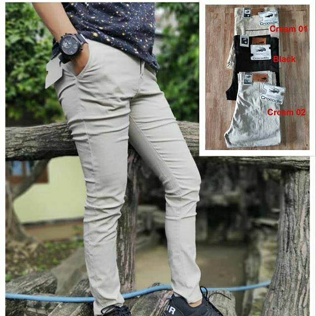 CELANA PANJANG CHINO CROCODILE