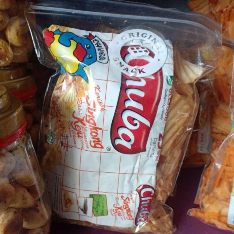 

Chuba keju dan balado Cemilan dan Snack kemasan 250gr