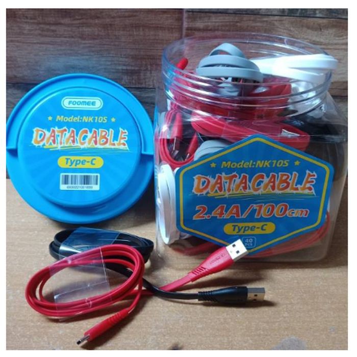 Foomee NK-10S Data Cable Type C Colorful ( 1toples isi 40)