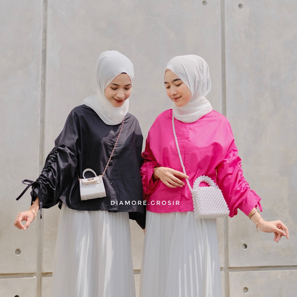 FINDY BLOUSE CROPTY LENGAN SERUT