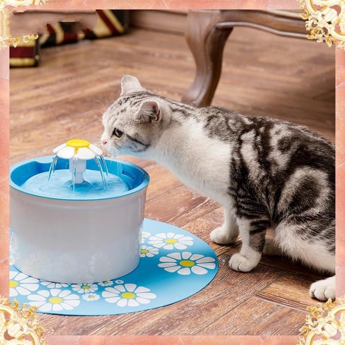 r3w Dispenser Minum Kucing Anjing / Tempat Minum Kucing Anjing Otomatis /  Air Mancur Kucing Anjing