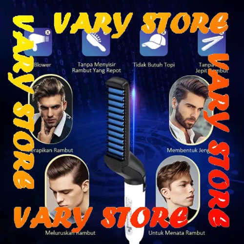 Sisir Rambut Pria Elektrik / Sisir Rambut Modeling Comb