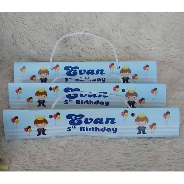 BINGKISAN SNACK ULANG TAHUN ANAK // PLASTIK KEMASAN LABEL ULANG TAHUN // LABEL BINGKISAN ULANG TAHUN