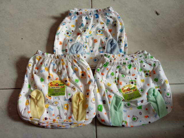 CELANA POP POLOS/MOTIF SNI 6PCS