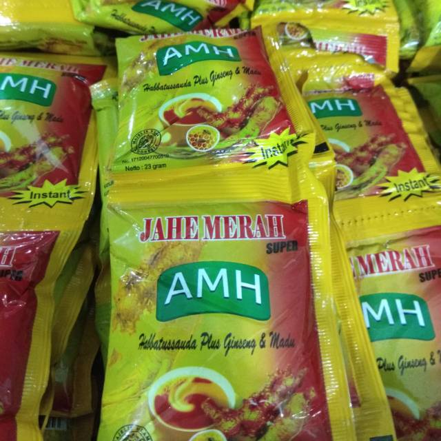 

JAHE MERAH AMH 1 renteng 12 sachet