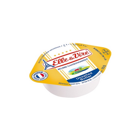 Elle Butter Portion Elle Vire Butter Elle Mentega MPAsi Salted &amp; Unsalted 10gr - Kabakids Store