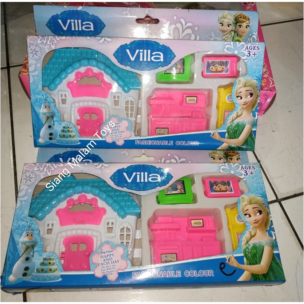  Mainan  Anak  Cewek Perempuan  Rumah  Rumahan  Villa Barbie 