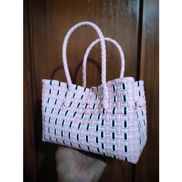 Tas Anyam Plastik Modern Size Mini