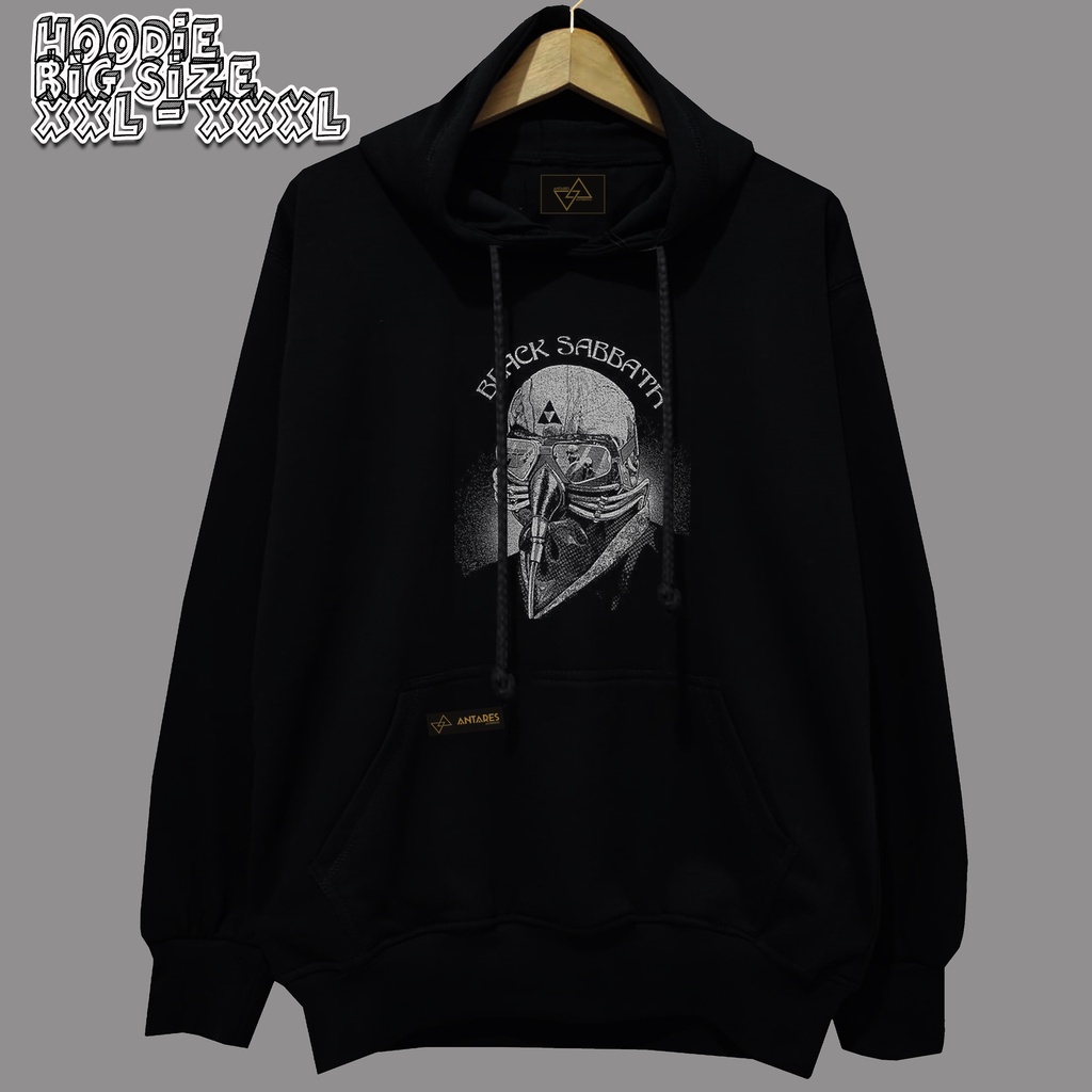 HOODIE OVER SIZE JUMBO UKURAN XXXL - XXL NEW ARTIKEL BLACK SABBATH