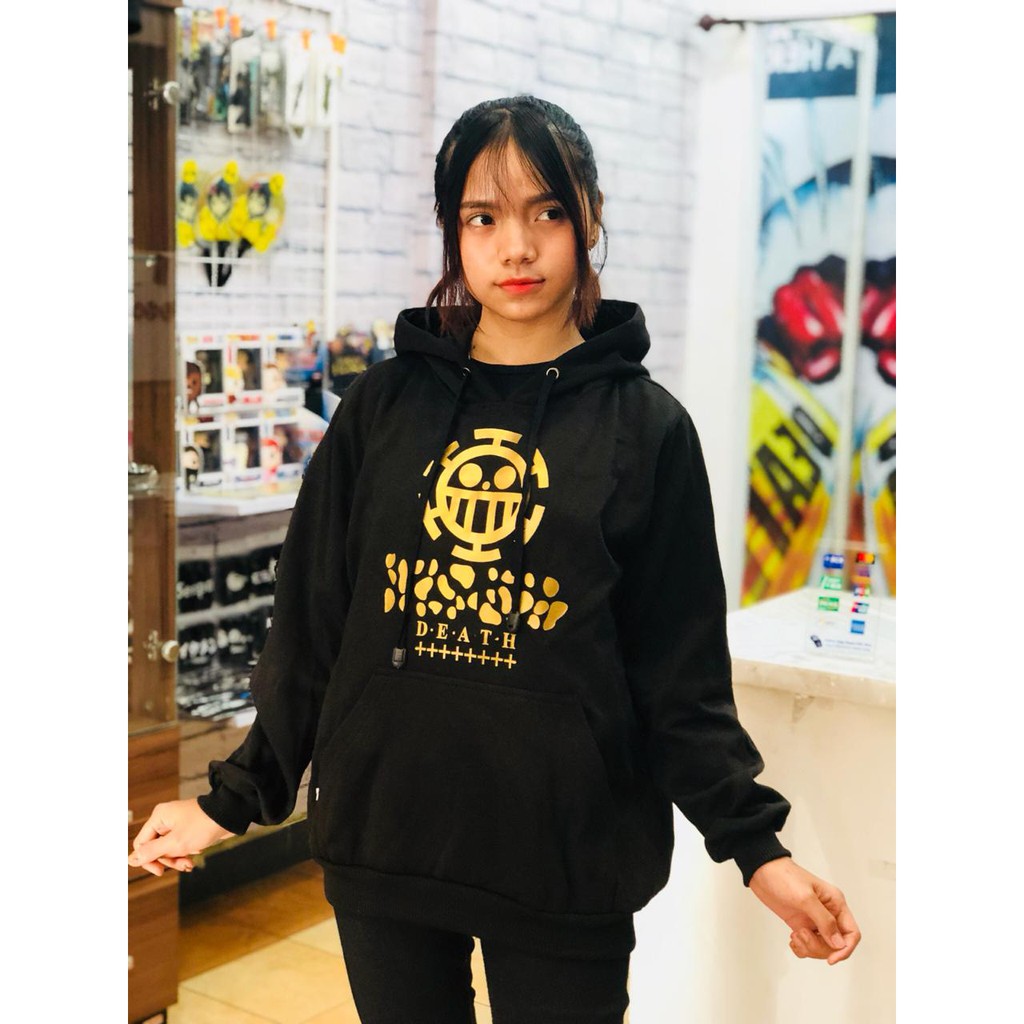 Hoodie Trafalgar Law Death Gold Black