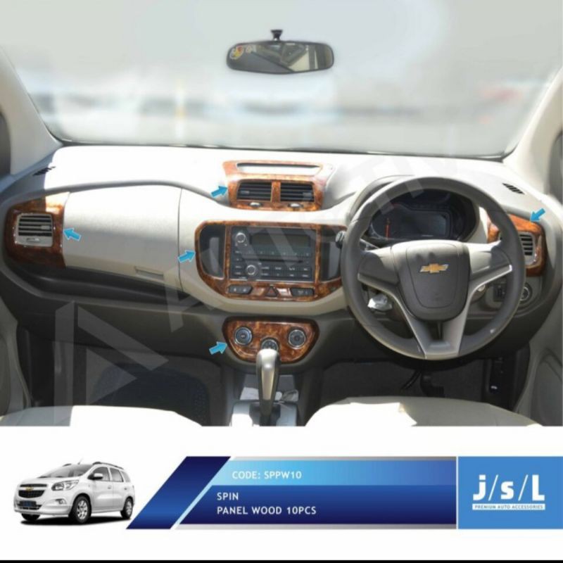 panel kayu Chevrolet spin Dash board power window Wood cover jsl