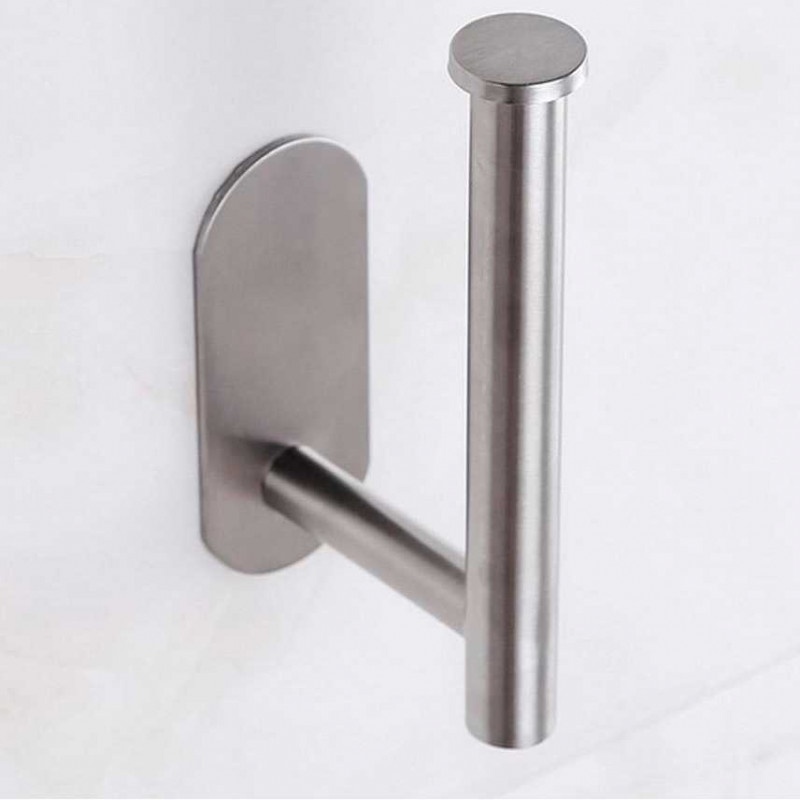 Gantungan Tempat Tisu Gulung Roll Dinding Toilet Dapur Stainless Steel