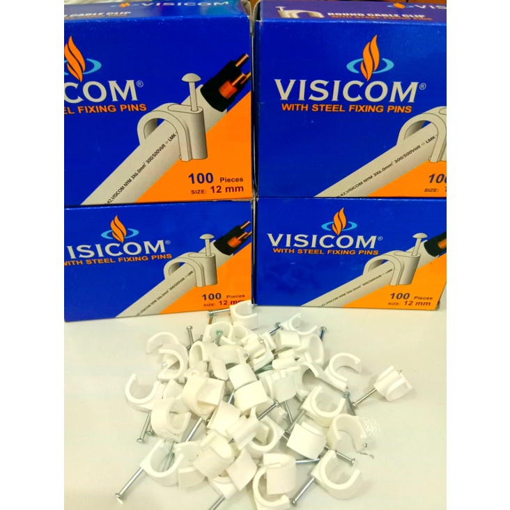 KLEM KABEL VISICOM 12MM 100PCS