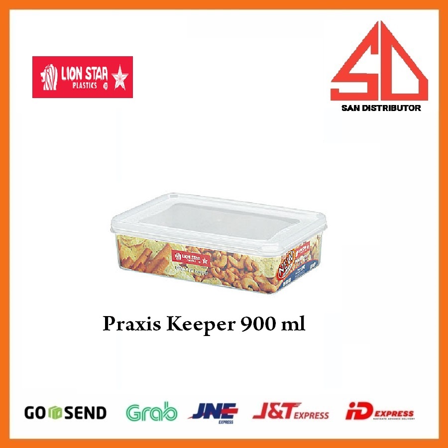 PRAXIS KEEPER 100 900ML Lion Star KP-6 / TEMPAT SAYUR / TEMPAT MAKANAN / TEPAK SALAD BUAH / PANCAKE DURIAN