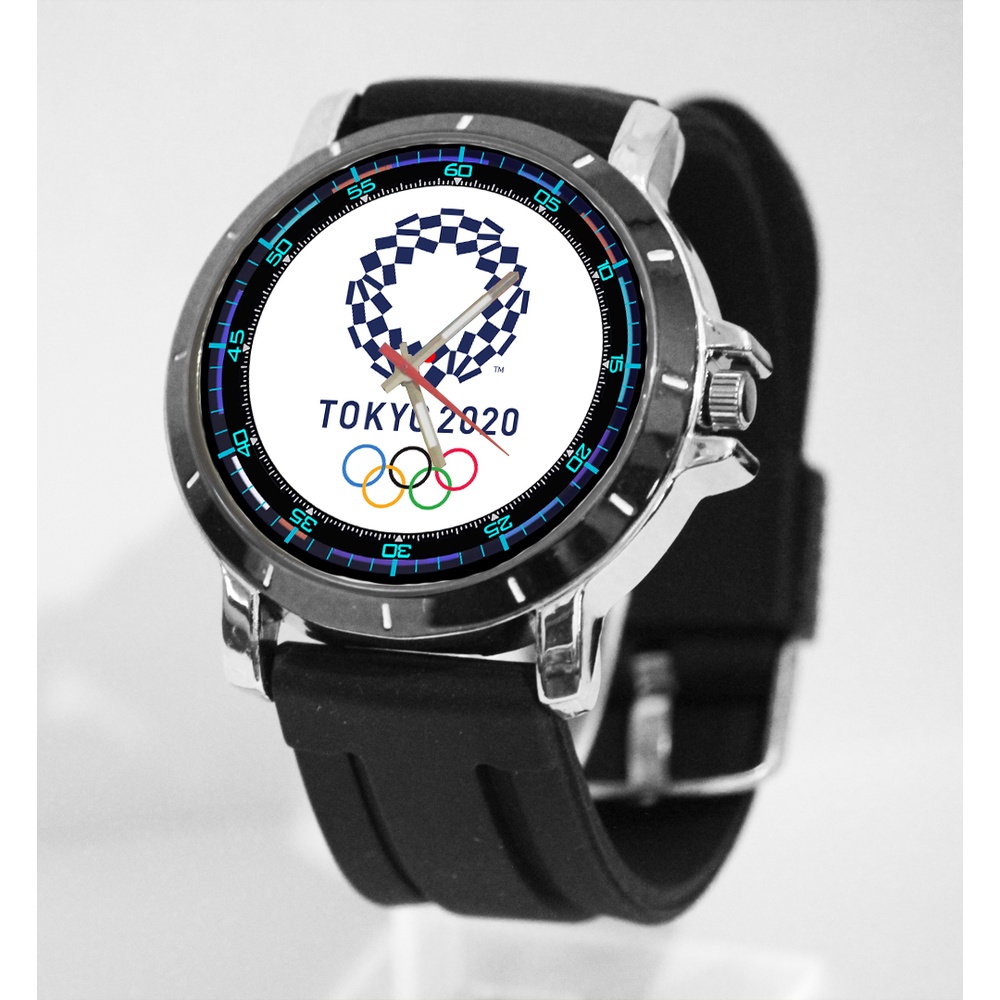 Dstore - Jam Tangan Rubber Design OLIMPIADE TOKYO 2020 / Jam Tangan OLIMPIADE TOKYO 2020
