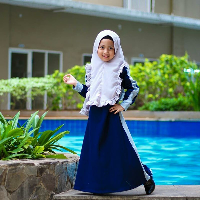 SPORTY DRESS(ONLY) KIDS BY MOZRE//GAMIS OLAHRAGA ANAK
