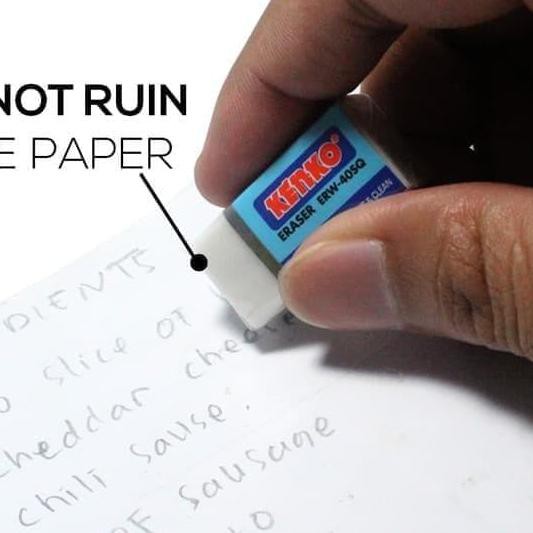 

℮ PENGHAPUS PENSIL KENKO ERW-40SQ PUTIH SUPER QUALITY MURAH ✴