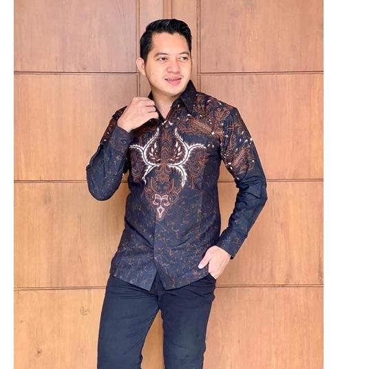Paling Diminati Kemeja Batik Pria Terbaru Asli Solo Lapis Furing Terbaik