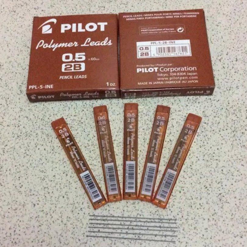 

ISI PENSIL MEKANIK MERK PILOT PPL5 2B 0.5MM