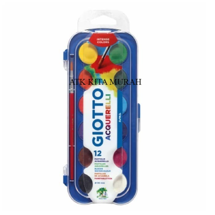 

Giotto Watercolor Blocks 30mm 12 Colours 351200