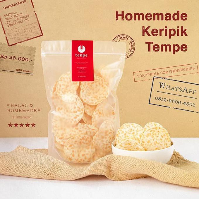 

Paket 5 Bungkus Keripik Tempe Homemade | Tenpe Chips