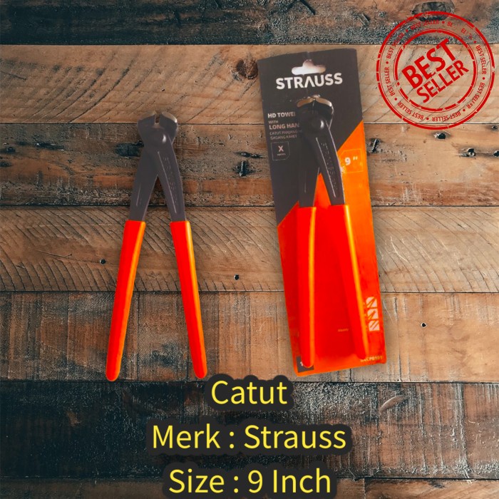 Catut Strauss Murah 9 Inch / Tang Kakak Tua / Tang Gegep