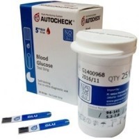 Strip Autocheck Glucose isi 25 pcs / Autocheck Strip Gula Darah 25pcs / Strip Gula Autocheck