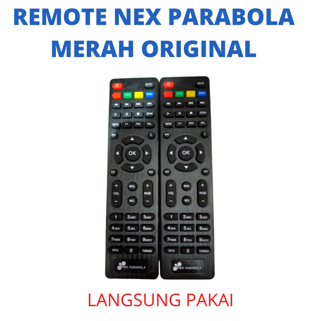 REMOTE NEX PARABOLA MERAH/G2 ORI PABRIK
