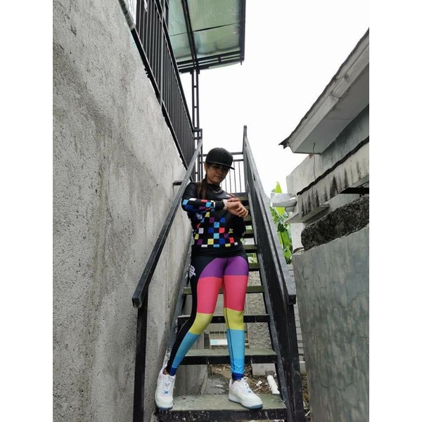 SETELAN BAJU SENAM SXB FANTASY CUBE JUMPER AND LEGGING