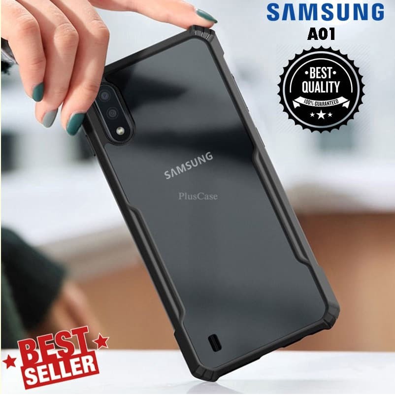 SAMSUNG A01/A01 CORE CASE IPAKY BENING HARDCASE CLEAR TRANPARAN BUMPER CASE