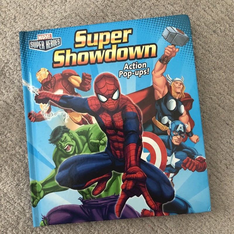 Pre-loved Marvel Superheroes Super Showdown Action Pop-ups
