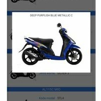 PANEL TAMENG DEPAN MIO LAMA SPORTY BIRU TUA ORIGINAL ORI YAMAHA