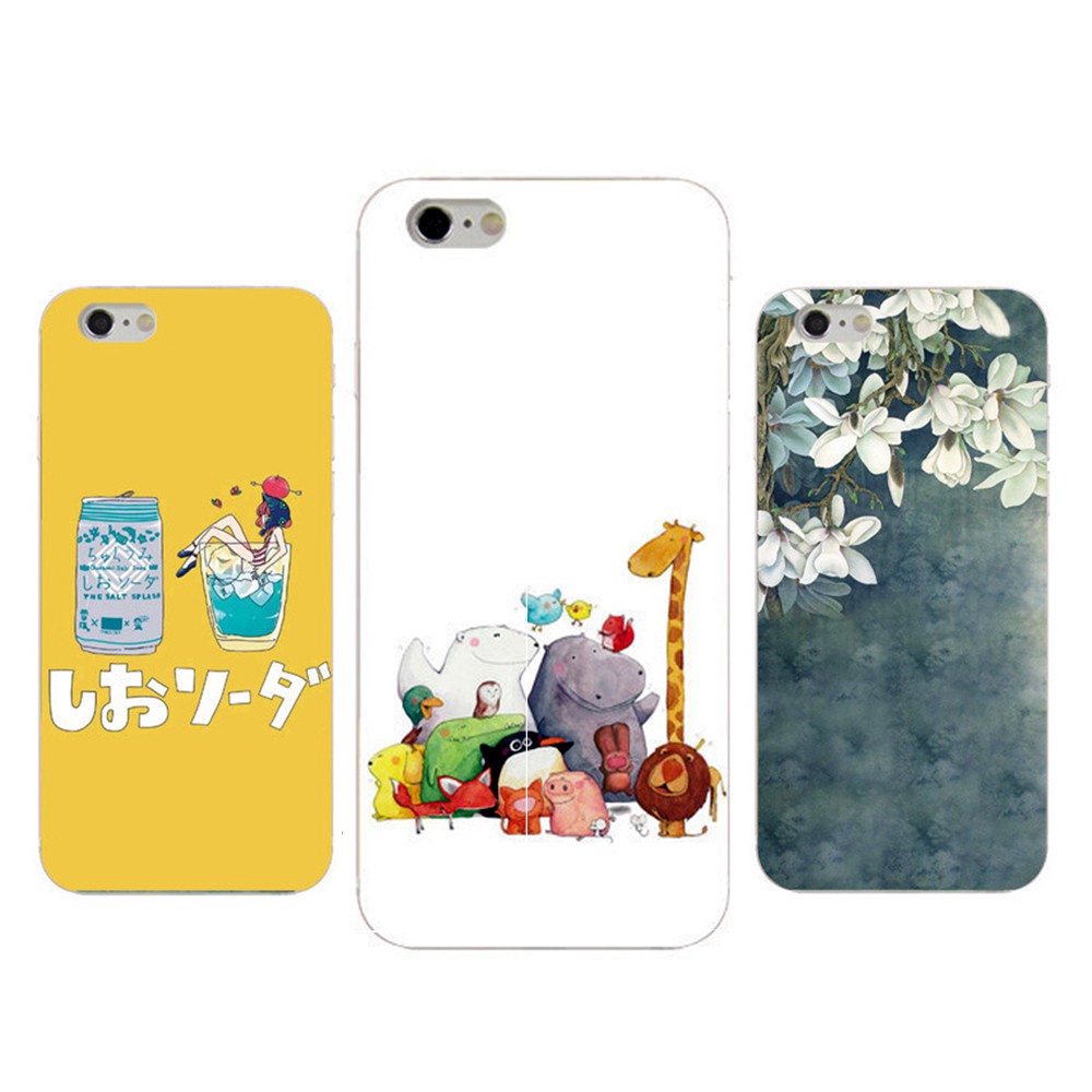 Soft Case Silikon Desain Kartun Hewan Lucu Imut Multi Warna Untuk