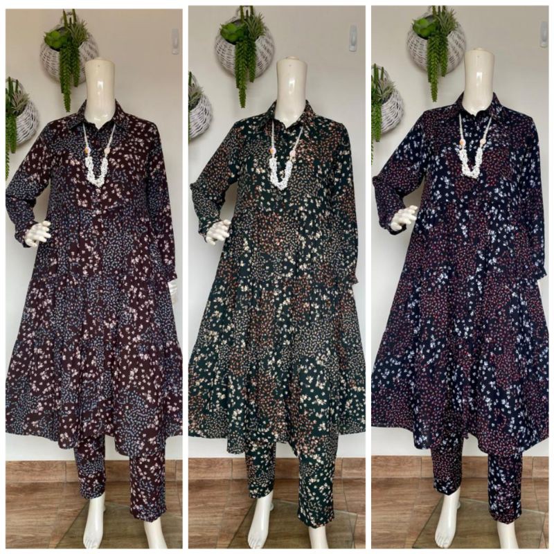 LONG TUNIK ONE SET BY KAMARI