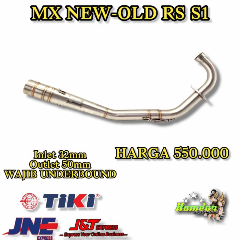 LEHERAN / HEADER KNALPOT SJ-88 JUPITER MX NEW-OLD RS S1