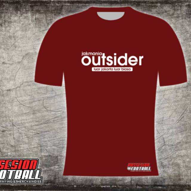 Kaos Jakmania Outsider Maroon