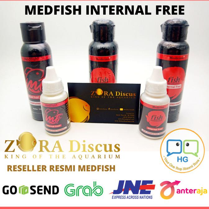 Reseller Resmi Obat Ikan MEDFISH Internal Free Per Botol