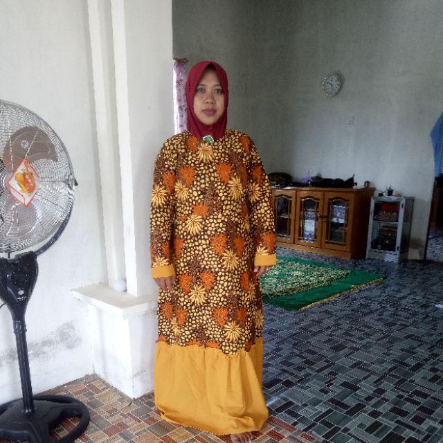 Gamis Batik Manggar,sekar,cantik, Kubis,kupu,padi,daun/cod