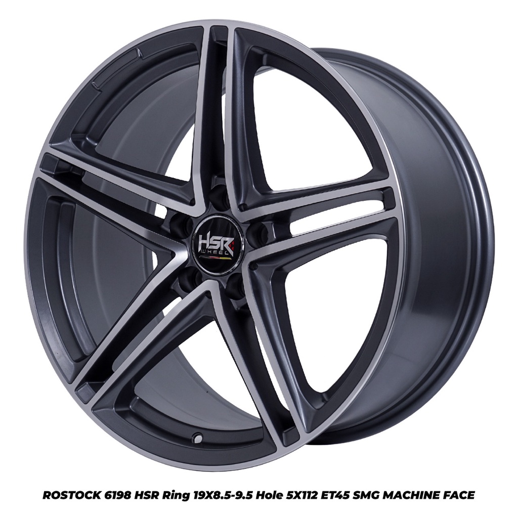 Velg Mobil HSR ROSTOCK 6198 Ring 19 Buat HRV Innova Rush Terios Civic Turbo