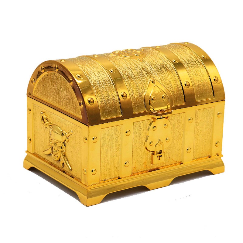 Mary Pirate Treasure Chest Box Permata Perhiasan Pernak Pernik Kenang Kenangan Koin Cash Storage Untuk Case Mainan Anak Hadiah Antik Pesta Fav