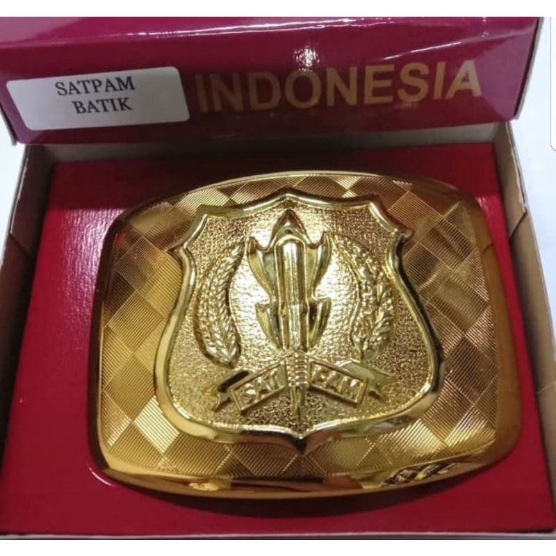 Kepala Kopel Security LOIND motif Catur - kepala Kopel Loind Satpam - Bangkol Loind security Catur