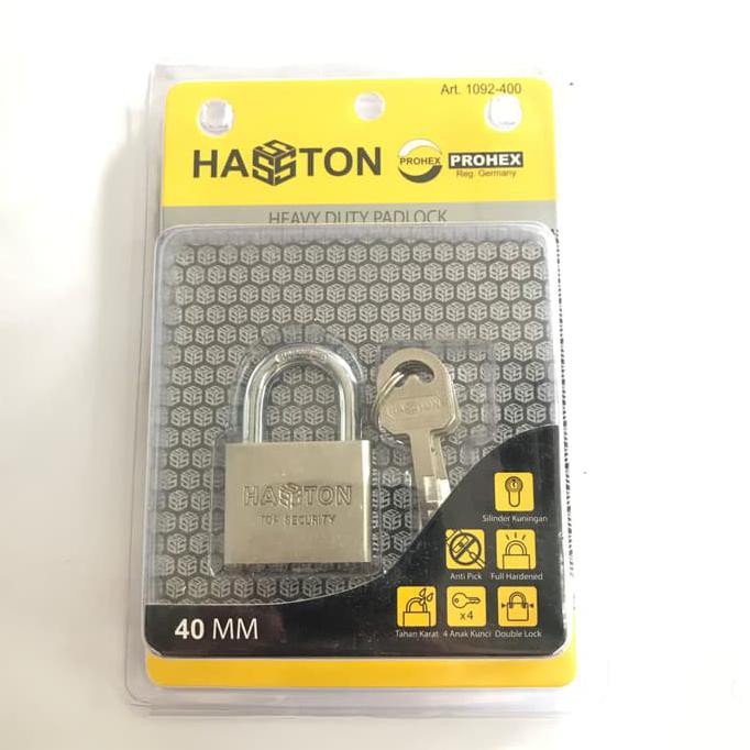 Baru Hasston Prohex Gembok 40 Mm Leher Pendek Ayo Beli