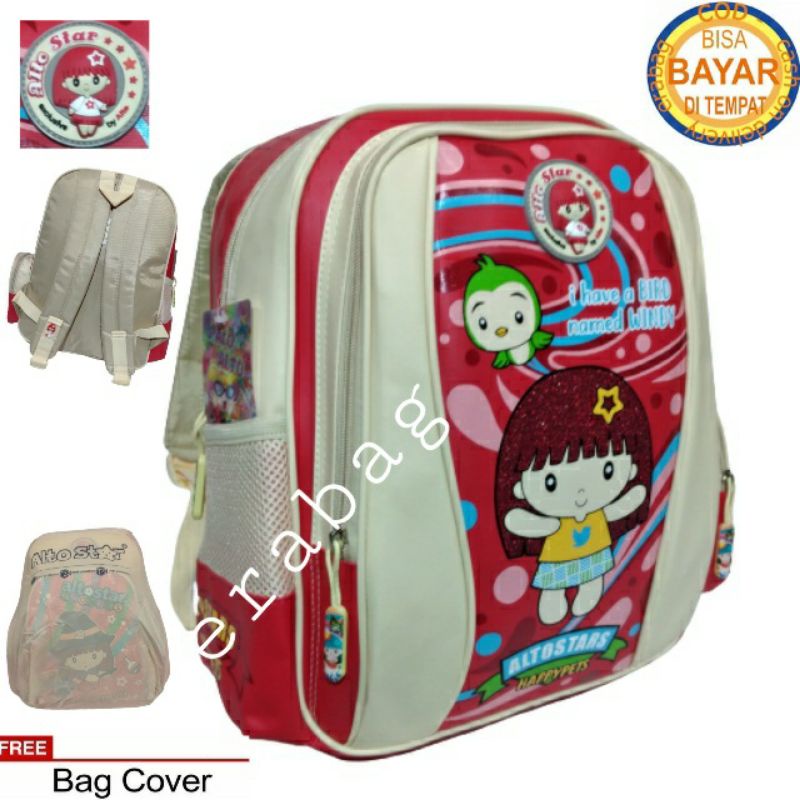 Tas ransel alto stars 446/445 10 Ransel tk/SD anak wanita