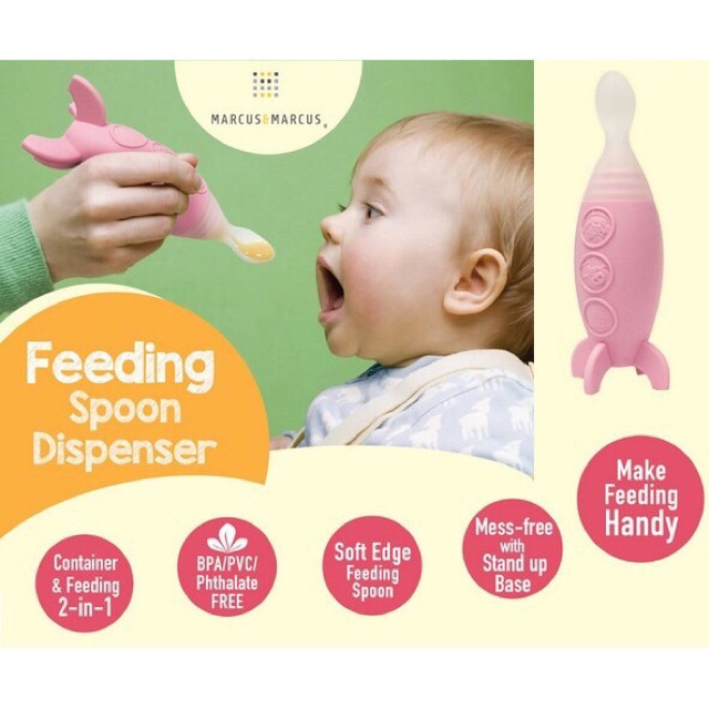 Marcus &amp; Marcus - Feeding Spoon with Lid