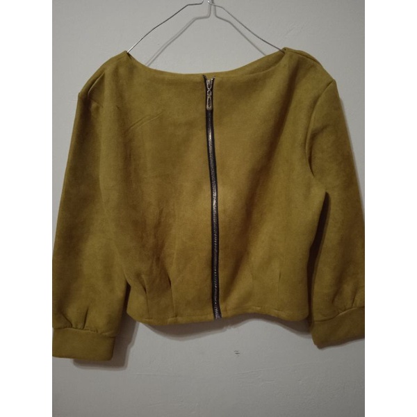 jaket suede preloved