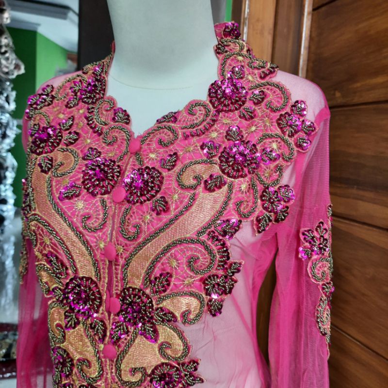 Atasan Kebaya tile full payet ibu/besan-3