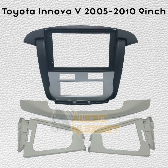 Frame tape head unit android Toyota Innova V 2005 - 2010 9 inch AC Digital